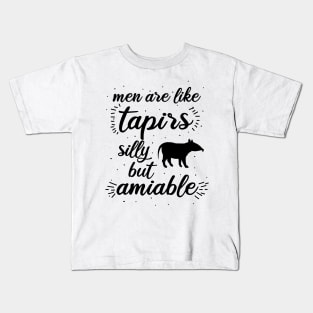 verrücktes Tapir Geschenk Valentinstag Männer Kids T-Shirt